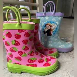 Bundle of 2 Toddler Rain Boots